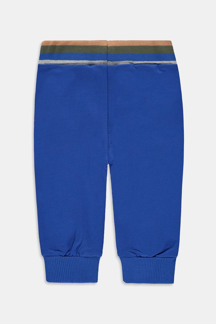Pantaloni felpati in 100% cotone biologico, BLUE, detail image number 1