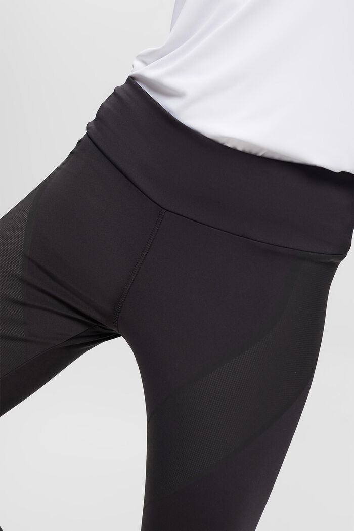 In materiale riciclato: leggings con E-Dry, BLACK, detail image number 2