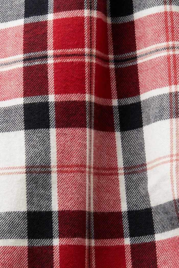 Pantaloni del pigiama in flanella a quadri, NEW RED, detail image number 4