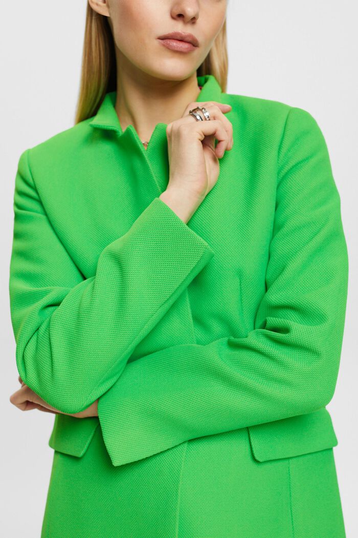Cappotto con collo a revers, GREEN, detail image number 2