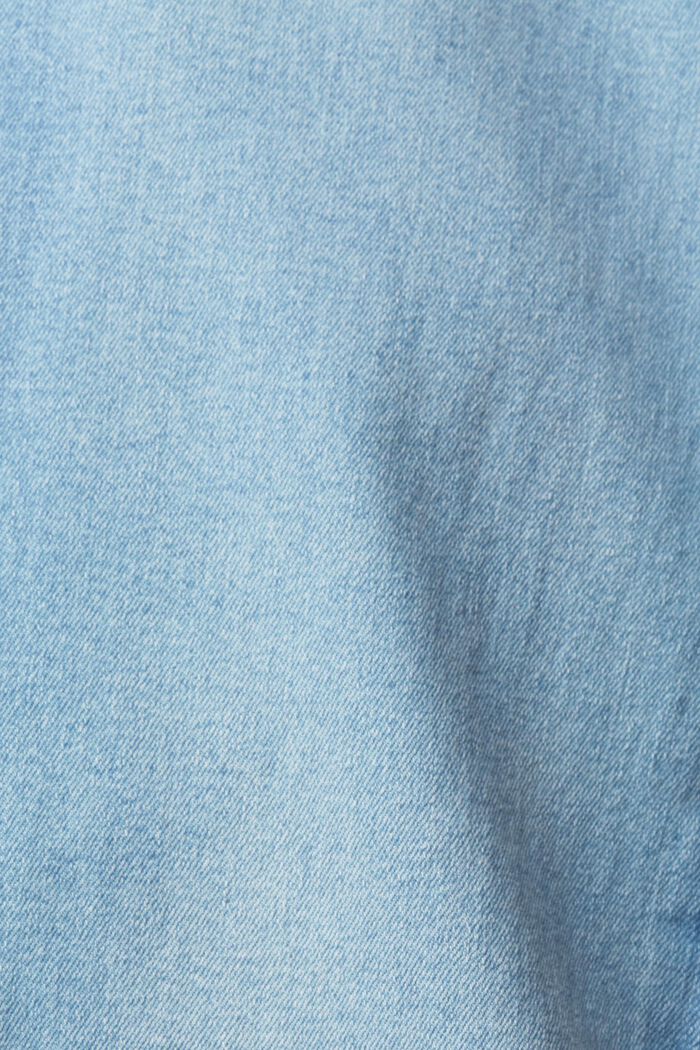 Jeans Slim Fit a vita media, BLUE LIGHT WASHED, detail image number 1