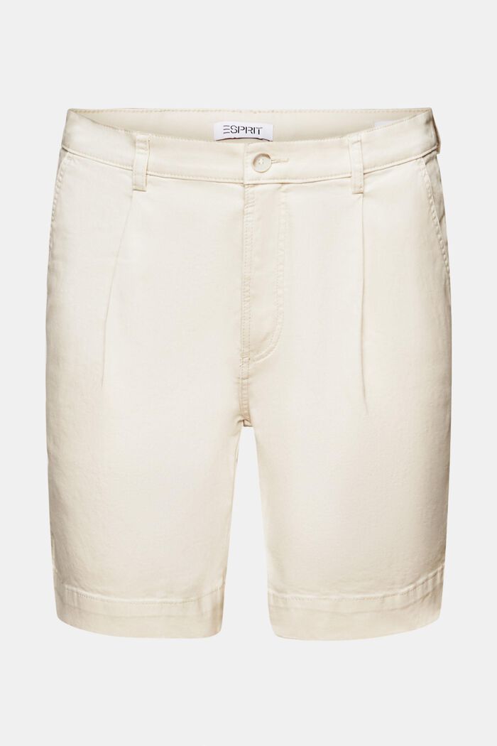 Shorts chino in cotone, LIGHT BEIGE, detail image number 7