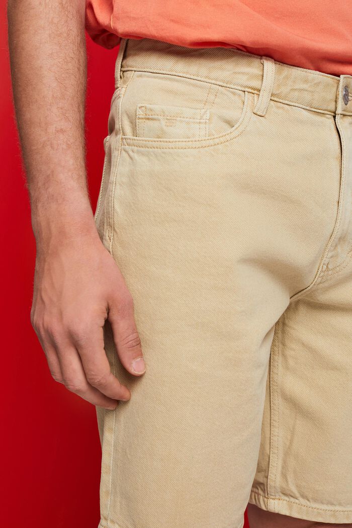 Shorts in denim colorato, SAND, detail image number 2