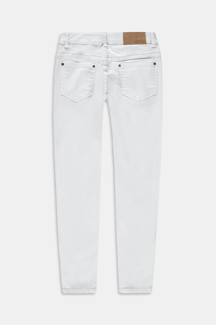 Pants denim, WHITE, detail image number 1
