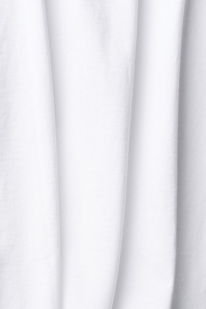 T-shirt in jersey con stampa sul davanti, WHITE, detail image number 1