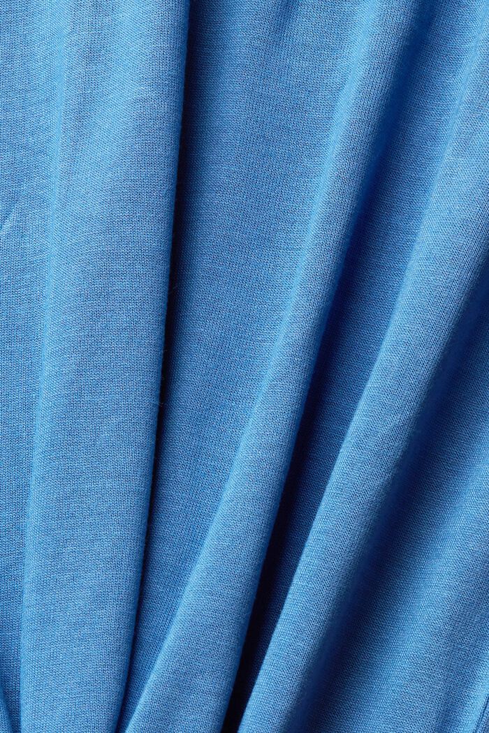 Maglia a manica lunga con bottoni, LENZING™ ECOVERO™, BLUE, detail image number 1