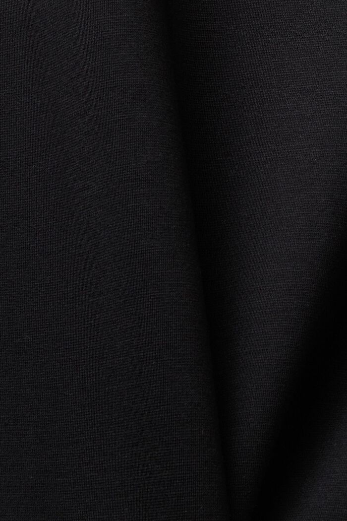 Abito mini in jersey, BLACK, detail image number 4