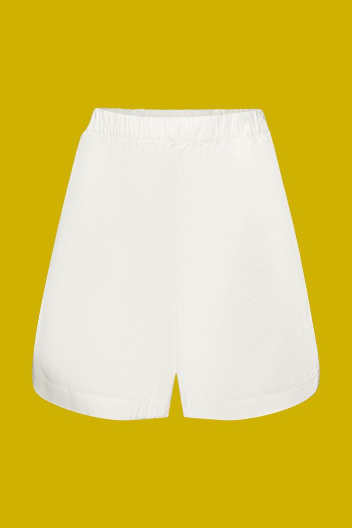 Shorts pull on, 100% cotone, OFF WHITE, detail image number 6