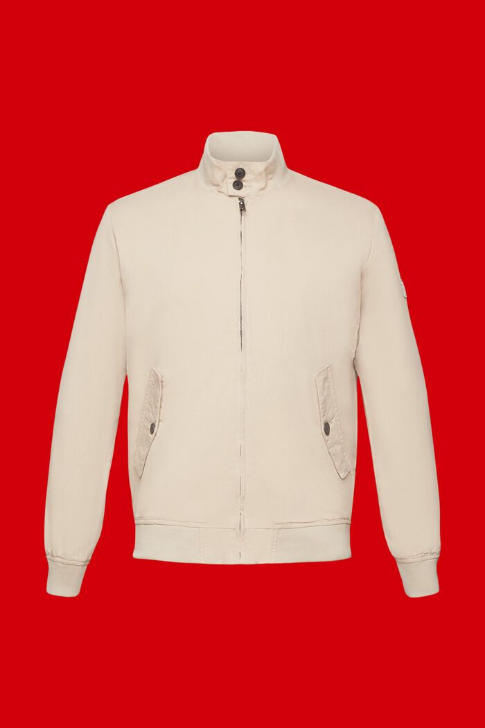 Bomber con colletto alto, LIGHT BEIGE, detail image number 6
