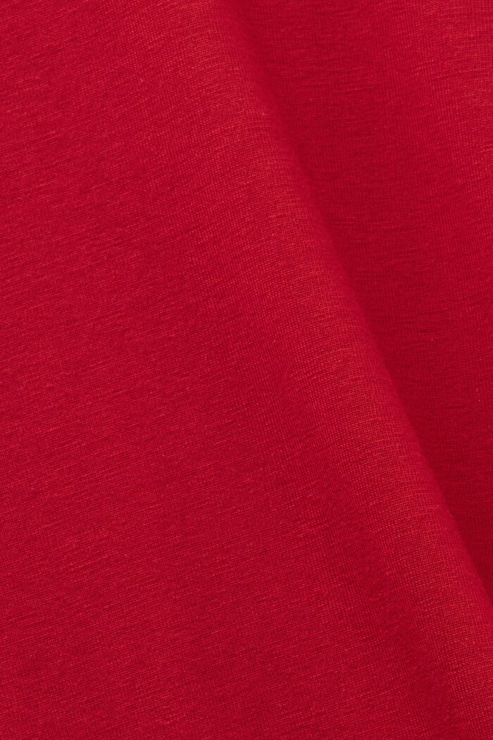 Pigiama lungo in jersey, NEW RED, detail image number 4