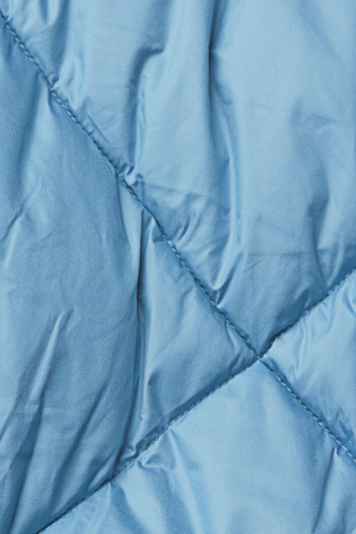Cappotto lungo con trapuntatura a rombi, BLUE LAVENDER, detail image number 1
