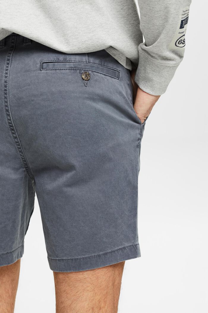 Pantaloncini slim, DARK GREY, detail image number 3