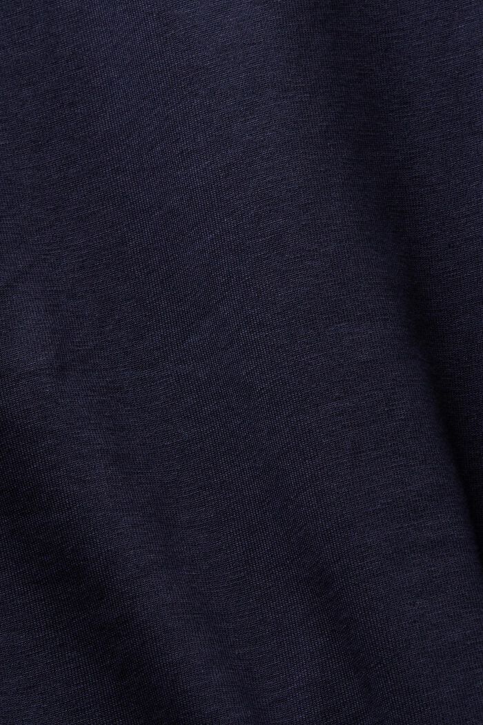 Maglia dolcevita a maniche lunghe in jersey, NAVY, detail image number 6