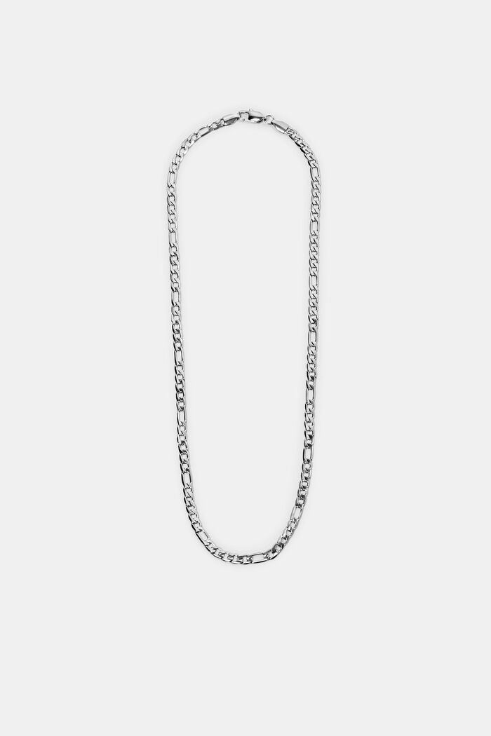 Collana con catena a maglie, acciaio inossidabile, SILVER, detail image number 0