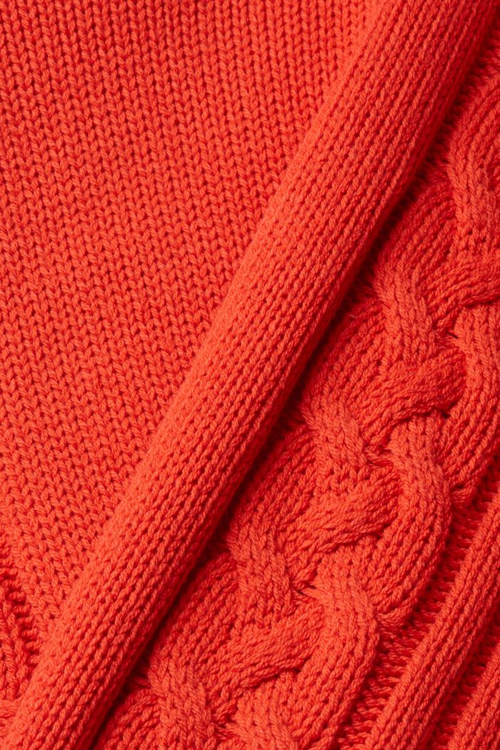 Maglione a righe, RED, detail image number 1