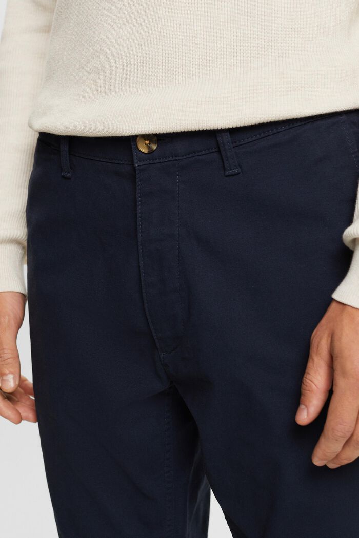 Pantaloni chino, cotone con stretch, NAVY, detail image number 2