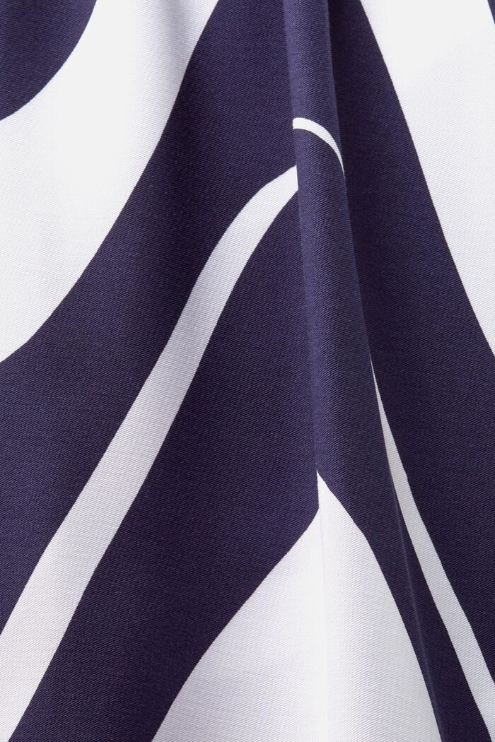 Tunica da spiaggia con stampa, NAVY, detail image number 7