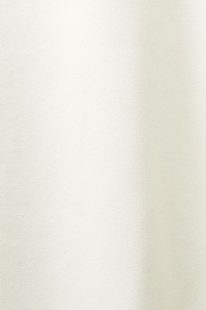 Felpa unisex con logo in pile di cotone, OFF WHITE, detail image number 6