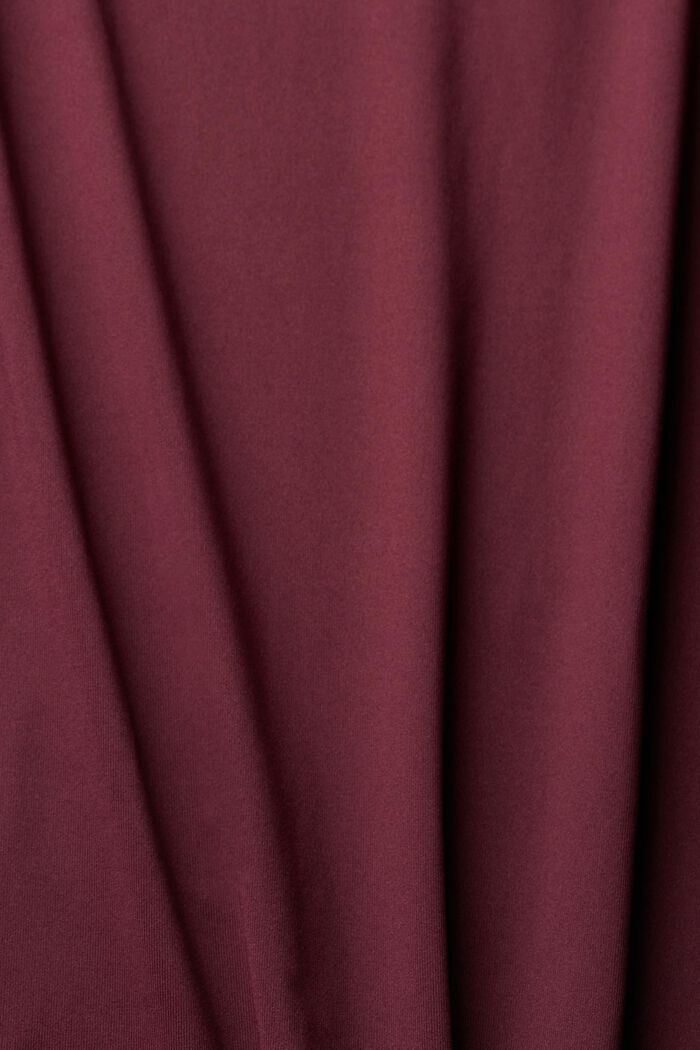 Riciclata: maglia a manica lunga con E-DRY, BORDEAUX RED, detail image number 4