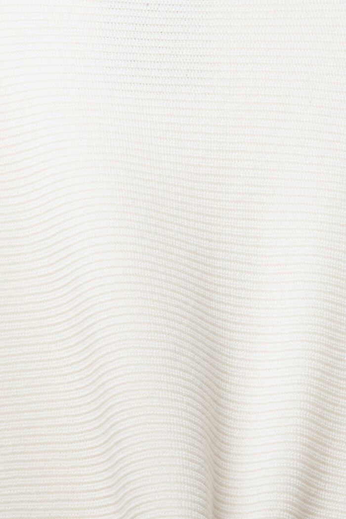 Pullover a barchetta in cotone biologico/TENCEL™, OFF WHITE, detail image number 1