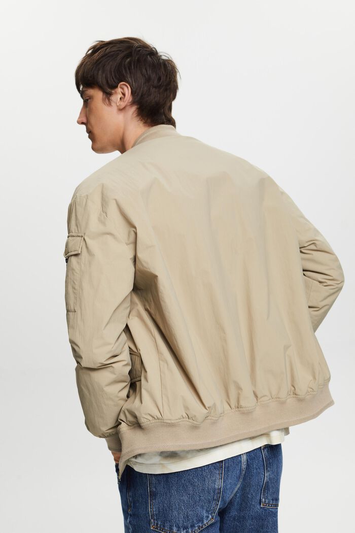 Riciclato: giacca stile bomber, SAND, detail image number 3