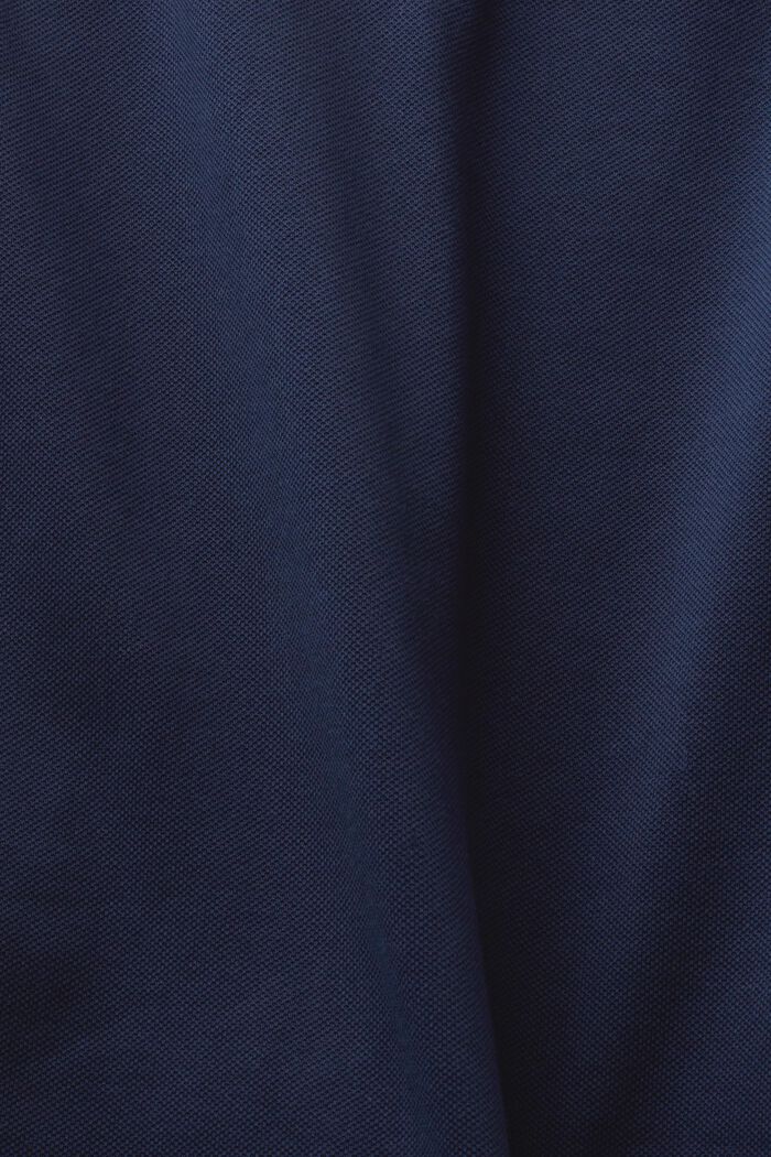 Polo in cotone a maniche corte, NAVY, detail image number 5