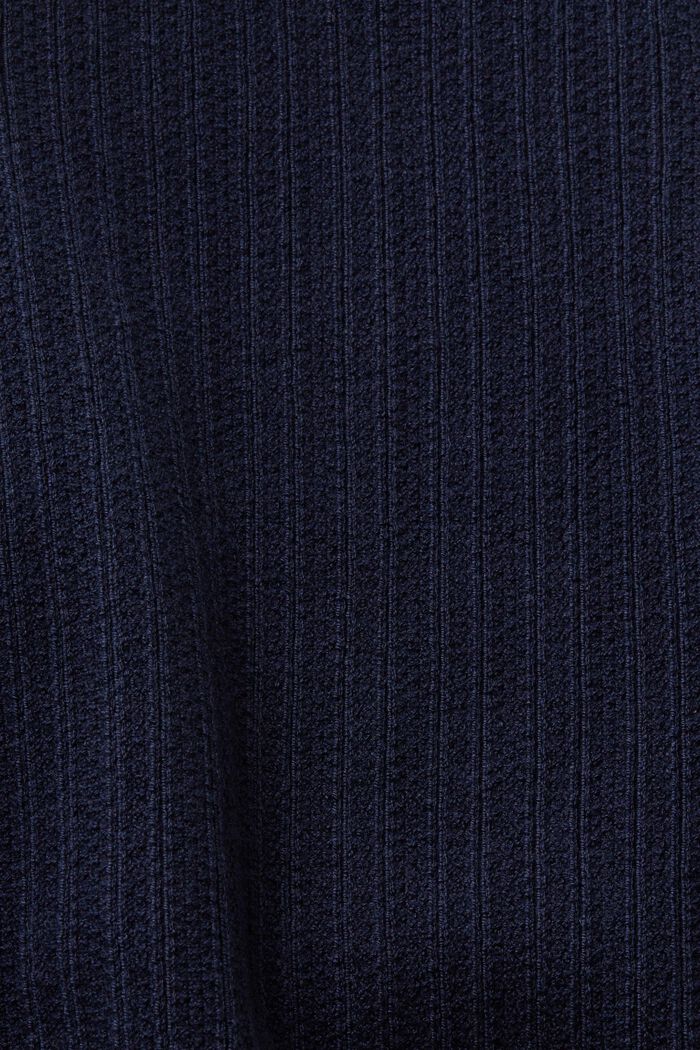 Canotta cropped bicolore, NAVY, detail image number 5