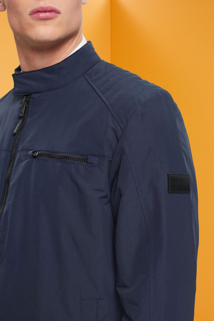 Giacca ripstop idrorepellente, NAVY, detail image number 2