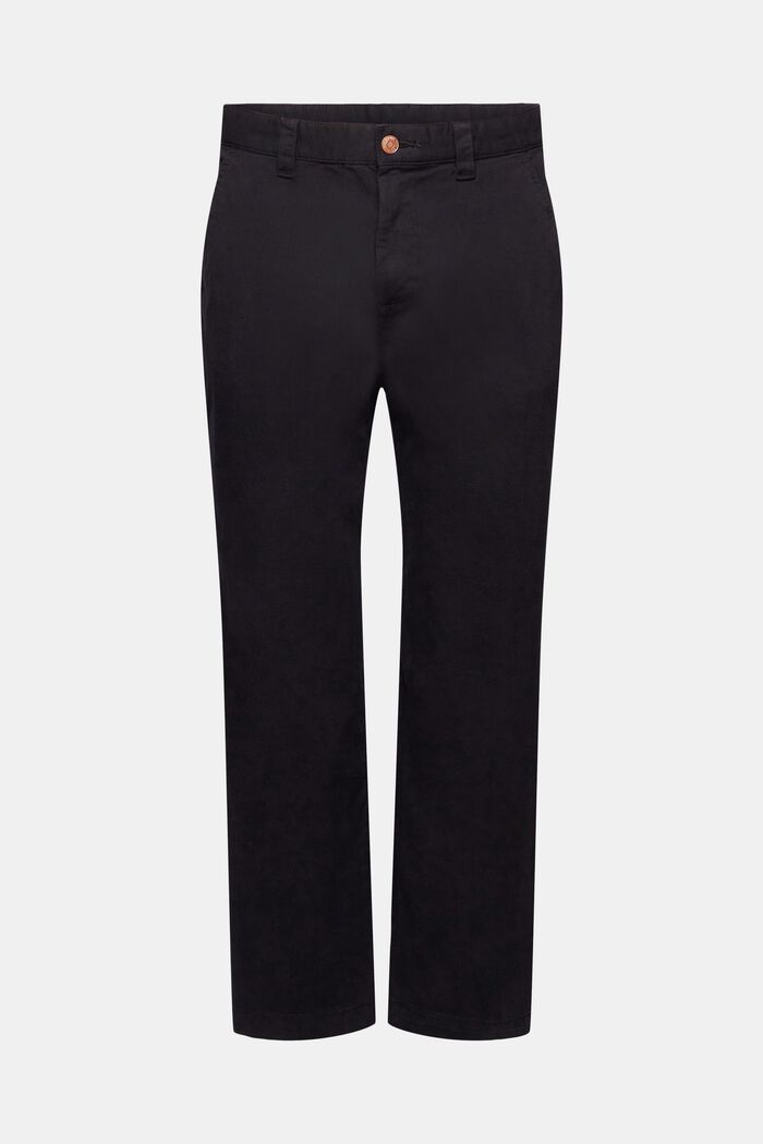 Pantaloni cargo Straight Fit in stile vintage, BLACK, detail image number 7