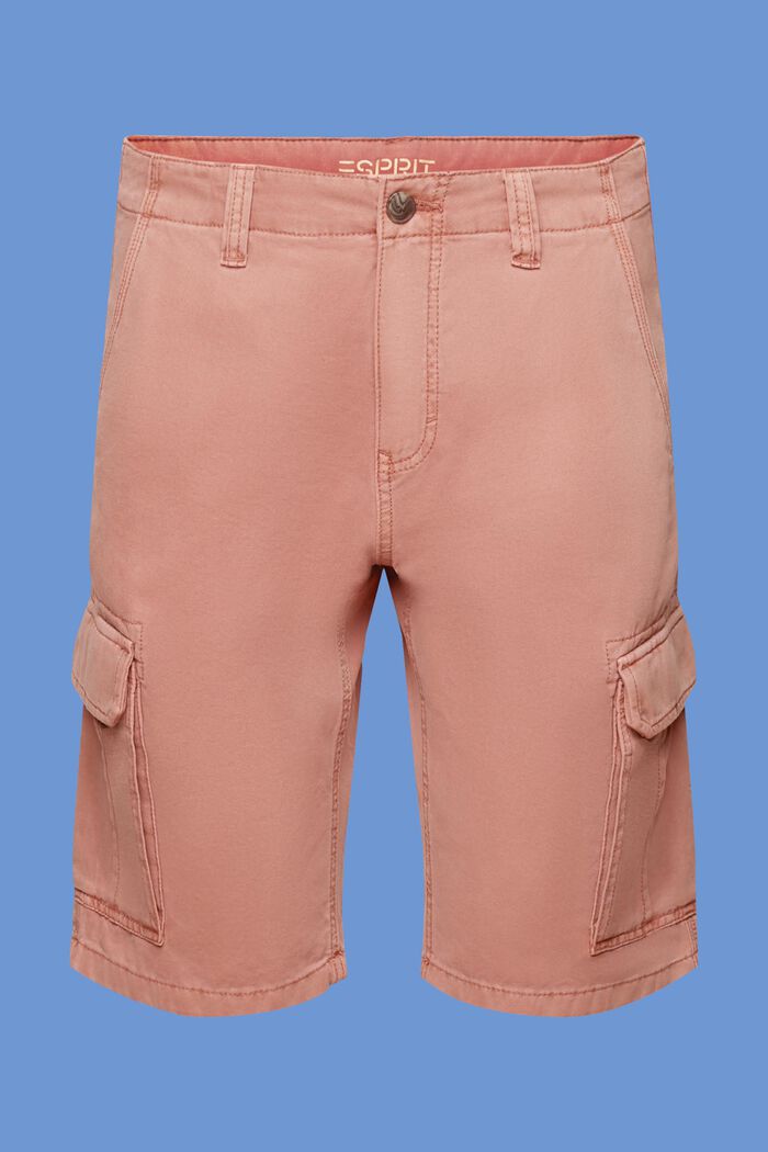 Pantaloncini cargo, 100% cotone, DARK OLD PINK, detail image number 7