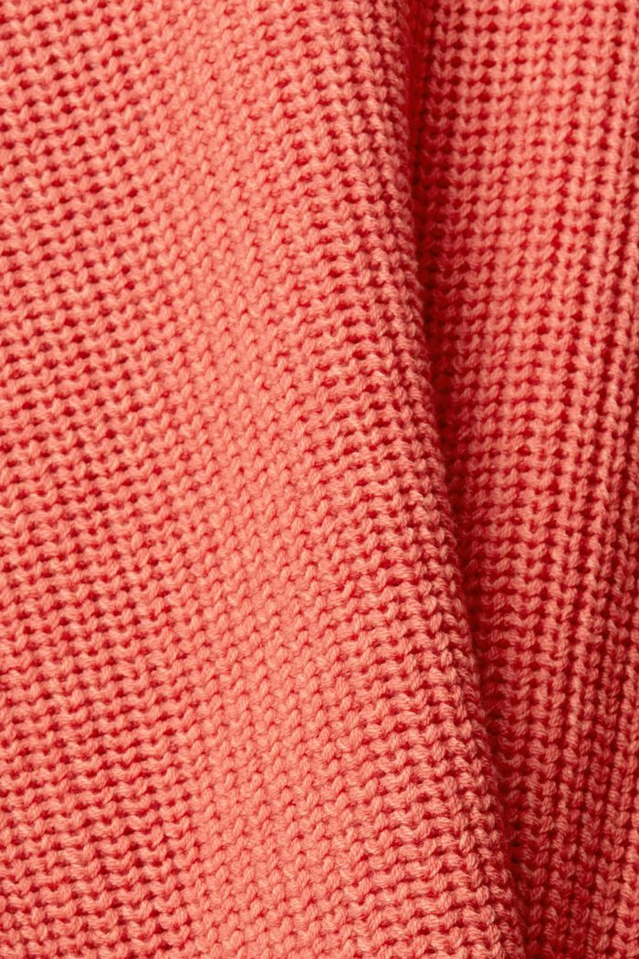 Pullover a coste, CORAL, detail image number 1