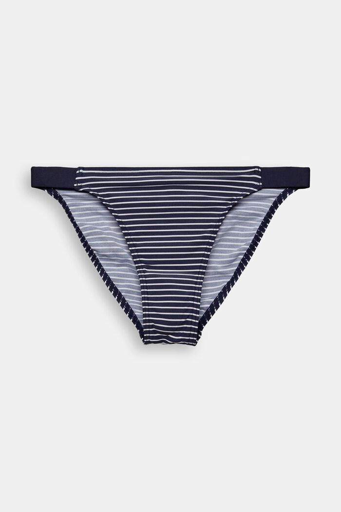 In materiale riciclato: slip a righe, NAVY, detail image number 0