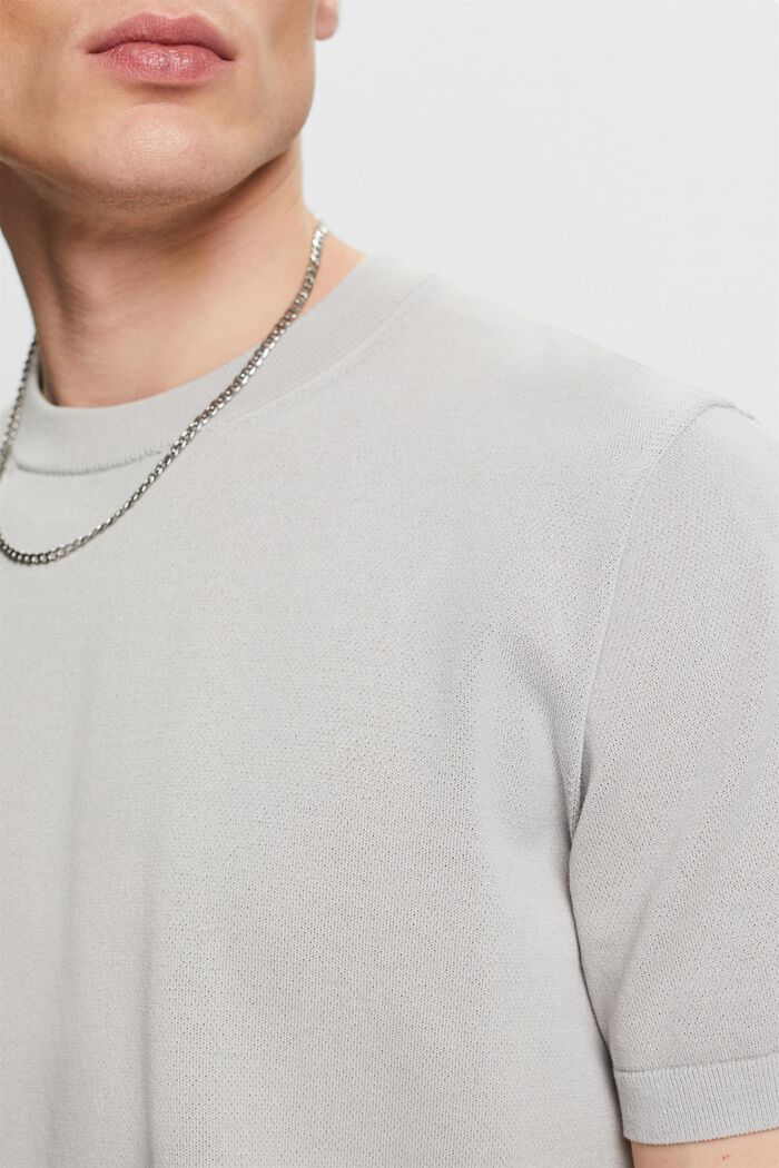 Pullover a maniche corte, LIGHT GREY, detail image number 3