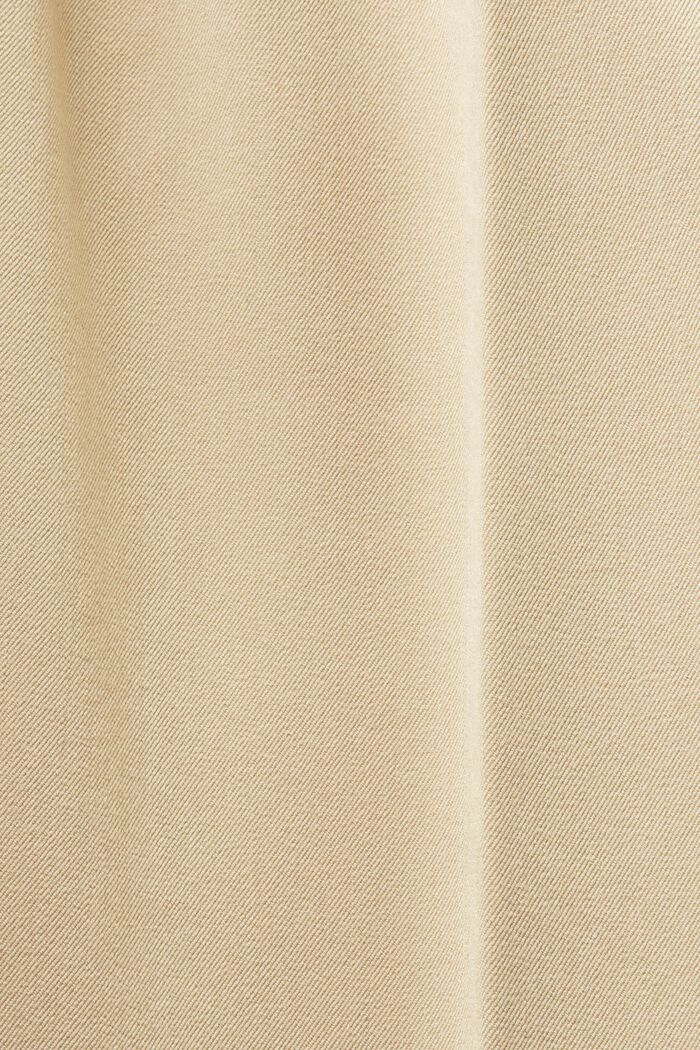 Pantaloni culotte in misto viscosa, SAND, detail image number 6
