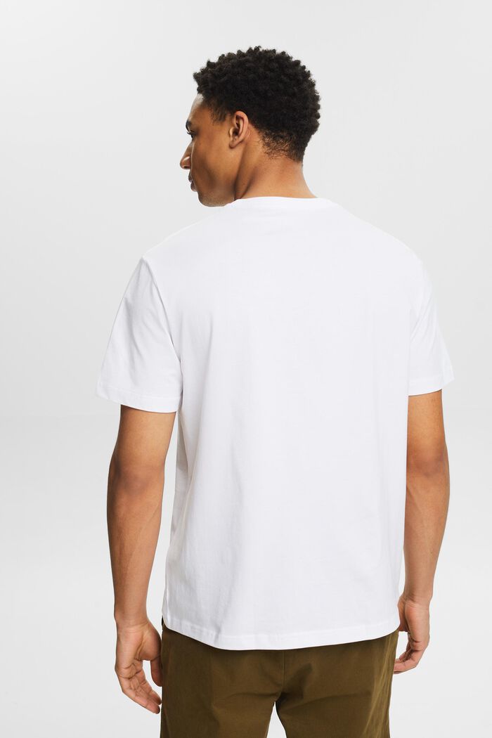 T-shirt a maniche corte a girocollo, WHITE, detail image number 2