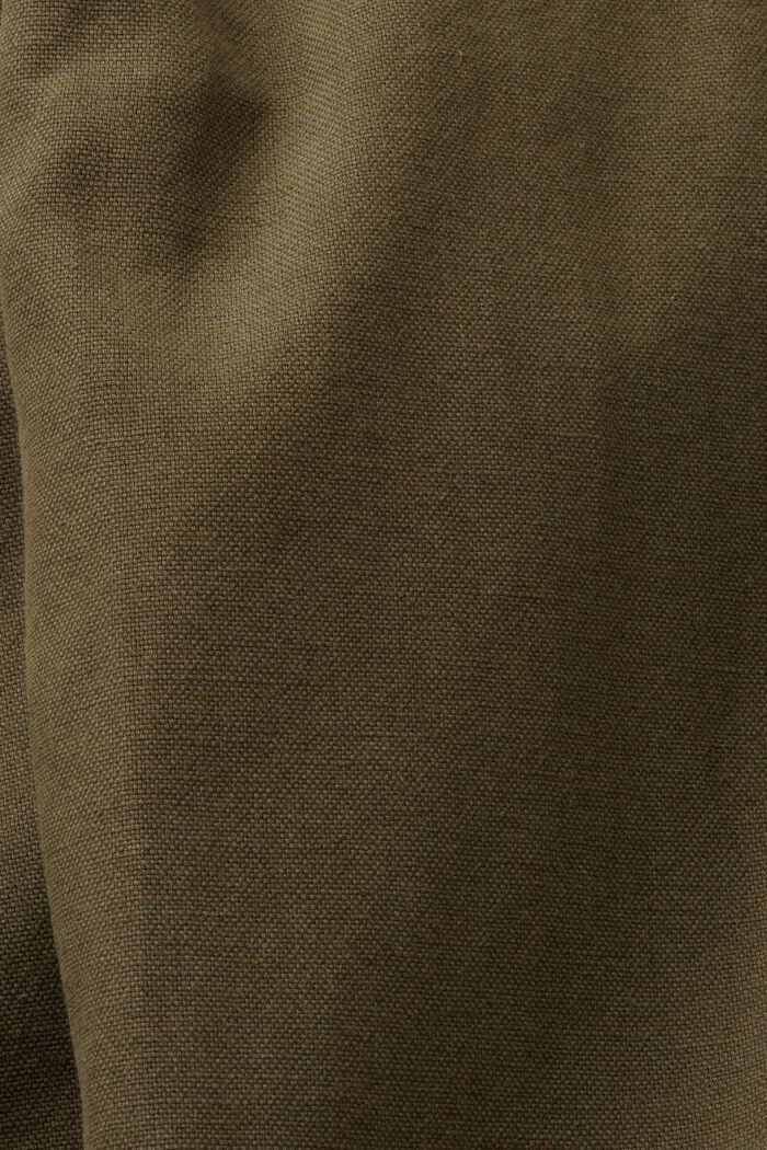 Pantaloni stile cargo in tessuto misto con TENCEL™, KHAKI GREEN, detail image number 1