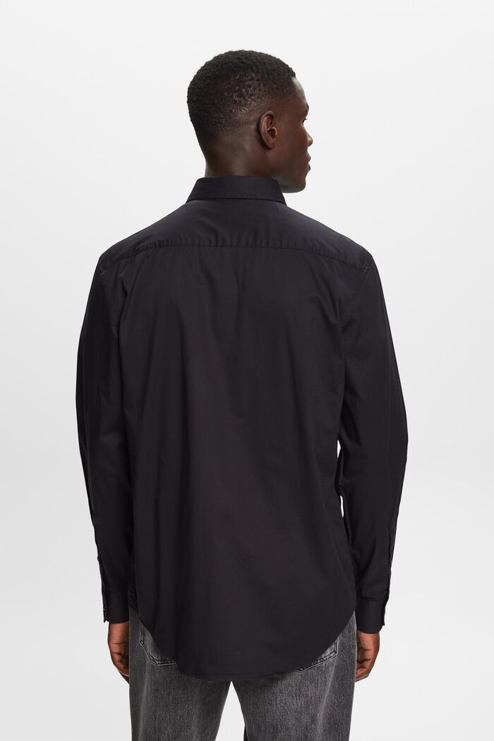 Camicia button-down, BLACK, detail image number 3