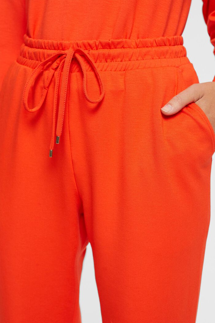Pantaloni da jogging, LENZING™ ECOVERO™, RED ORANGE, detail image number 0
