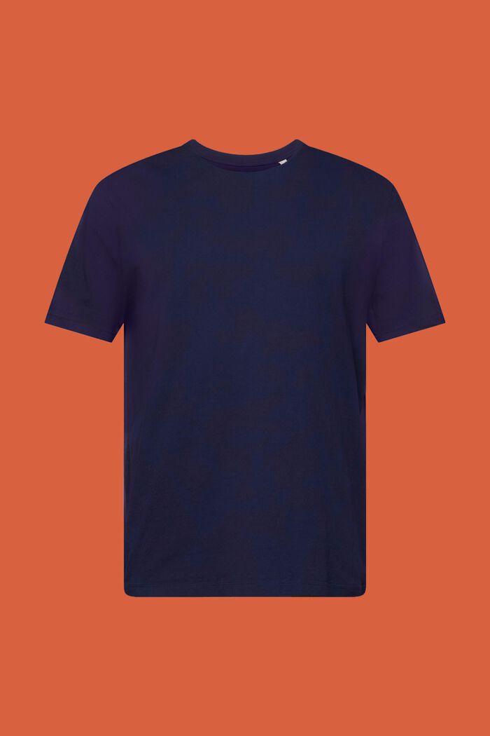 T-shirt girocollo, 100% cotone, DARK BLUE, detail image number 6