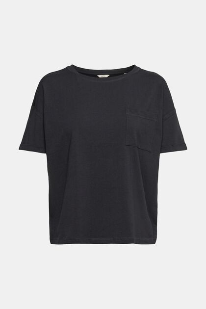 T-shirt da pigiama, BLACK, overview