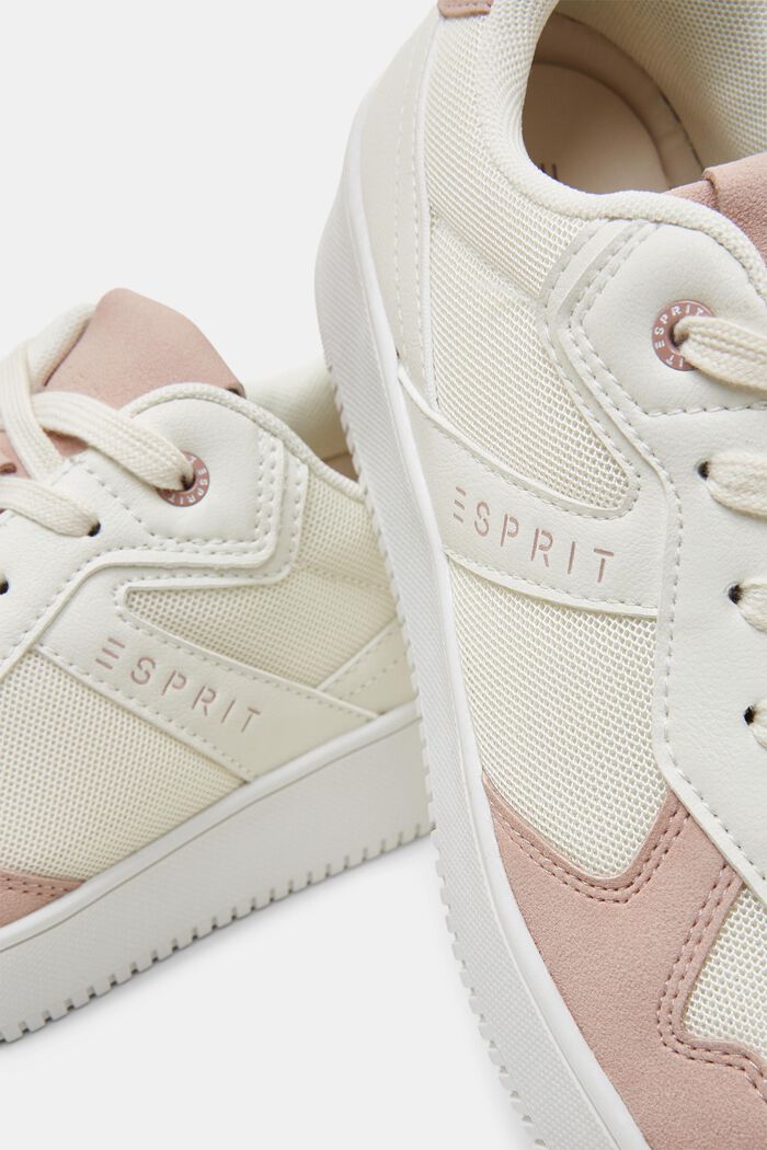 Sneakers con suola con plateau, LIGHT PINK, detail image number 3