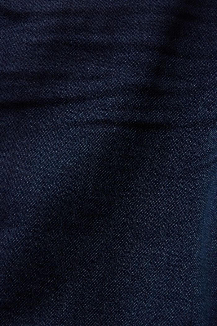 Shorts in denim di misto cotone biologico, BLUE RINSE, detail image number 5