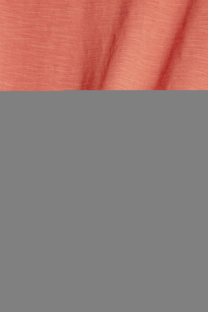 T-shirt in 100% cotone biologico, CORAL, detail image number 1