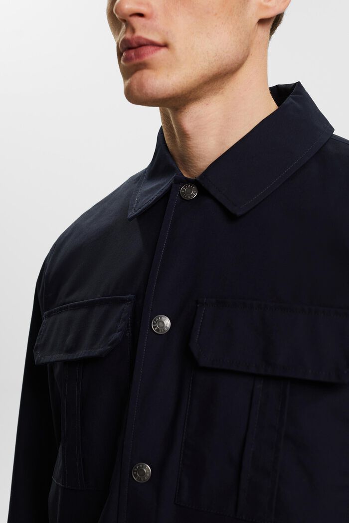 Overshirt in twill, NAVY, detail image number 2