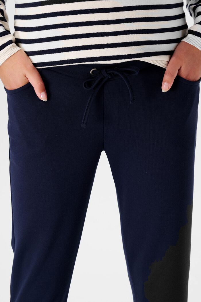 Pantaloni da tuta premaman in jersey, NIGHT SKY BLUE, detail image number 1
