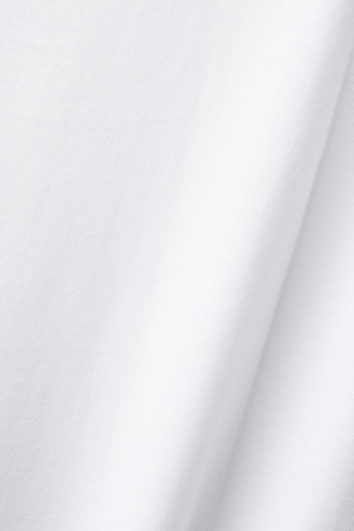 T-shirt di cotone, WHITE, detail image number 5