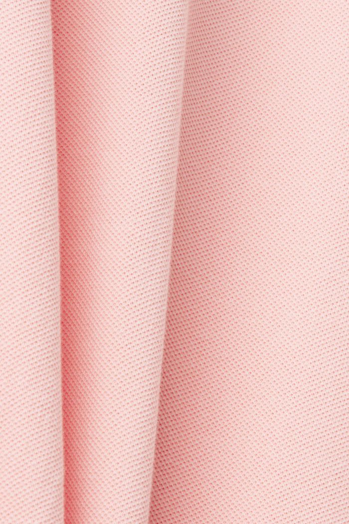 Polo in piqué di cotone lavato a pietra, PINK, detail image number 5