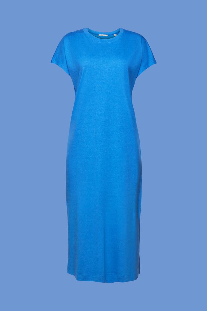Abito midi in jersey, BRIGHT BLUE, detail image number 6