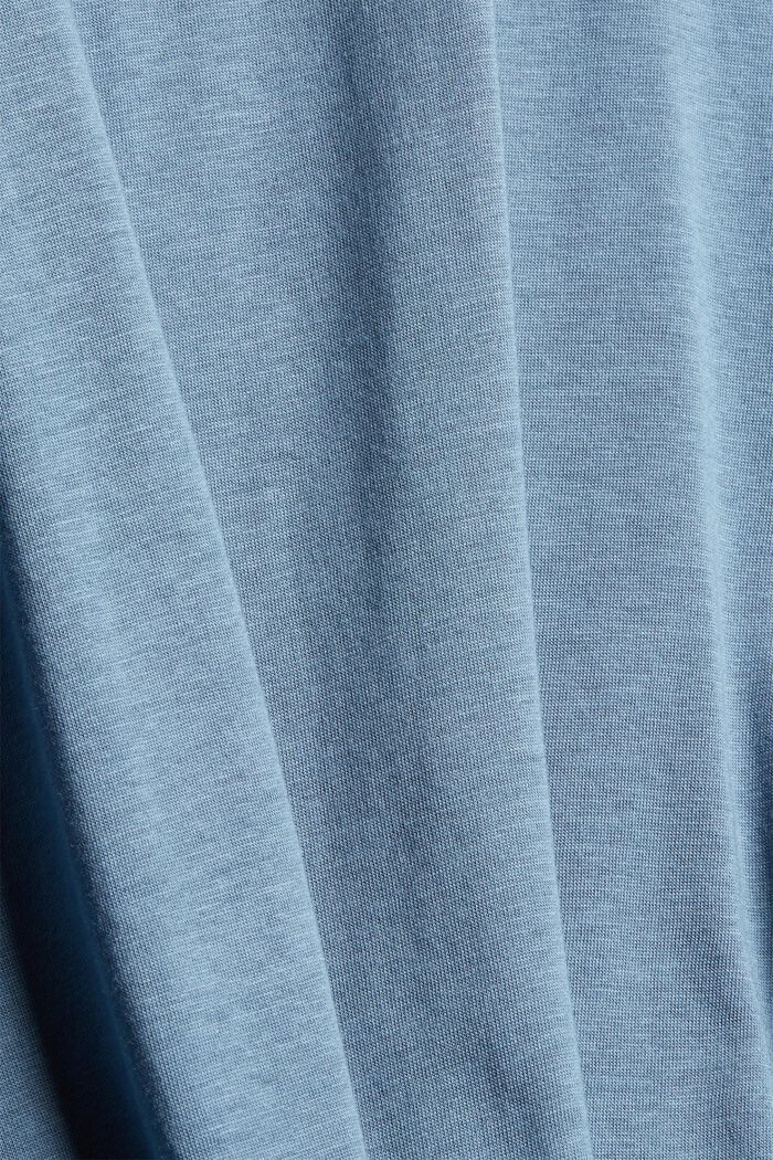 Maglia a manica lunga CURVY con collo dolcevita in TENCEL™, GREY BLUE, detail image number 4