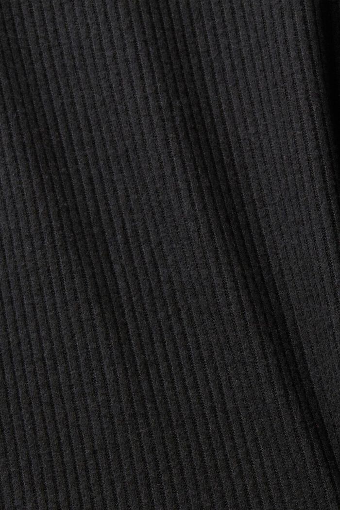 Minigonna a coste, BLACK, detail image number 6